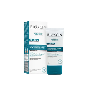 کرم مرطوب کننده صورت ضد جوش بیوکسین Bioxcin مناسب پوست های چرب و مختلط حجم 50 میل